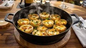 La polenta se cuisine aussi en galettes croustillantes aux légumes et au fromage