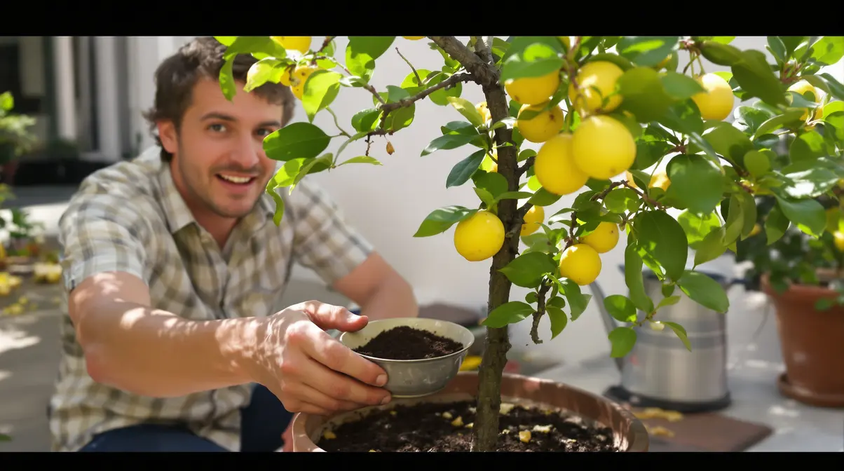 Citronnier : dès le 15 mars, donnez-lui cet ingrédient de cuisine et il va doubler de volume Citronnier : dès le 15 mars, donnez-lui cet ingrédient de cuisine et il va doubler de volume