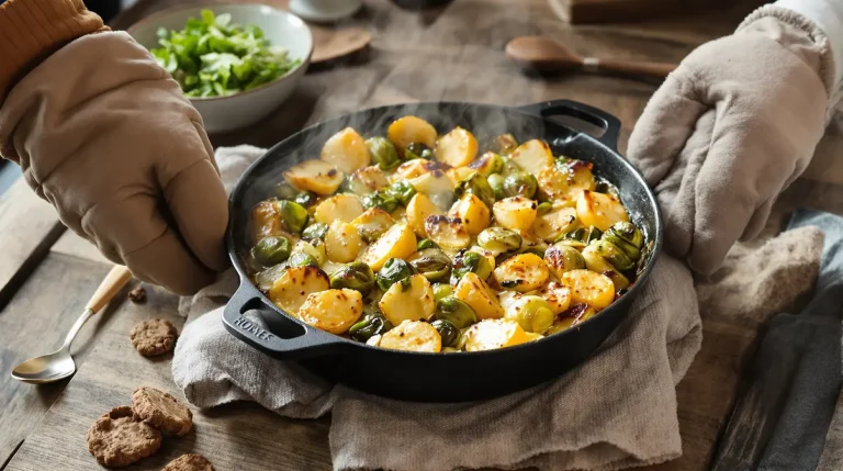 « Je le prépare chaque dimanche en hiver » : mon gratin patates-choux de Bruxelles a conquis ma famille