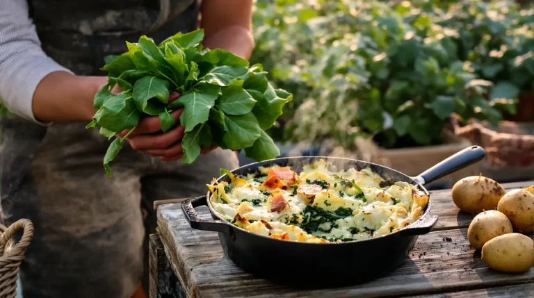 Le Potager de Mélanie à Gaillères : cultivez vos épinards, cuisinez un parmentier local